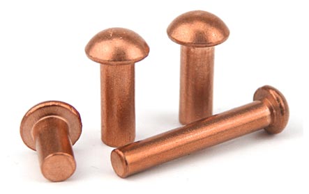 Rebites Maciços de Cobre - FerrazPar